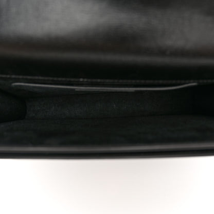 Saint Laurent SAINT LAURENT Smooth Calfskin Medium Monogram Sunset Satchel Black 5 of 9