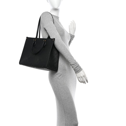 Louis Vuitton Empreinte Monogram Giant Onthego MM Black 2 of 9