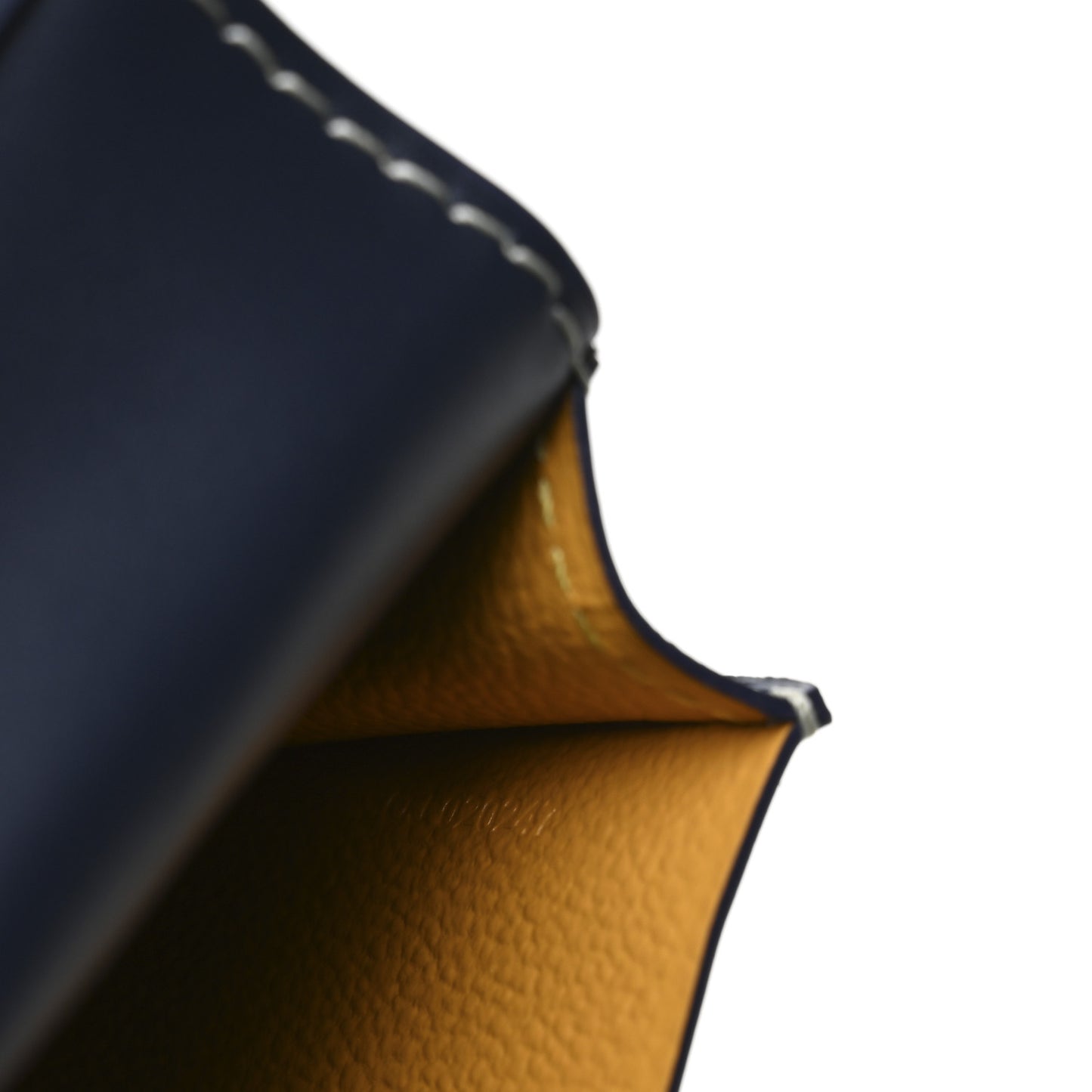 Goyardine Business Card Holder Navy