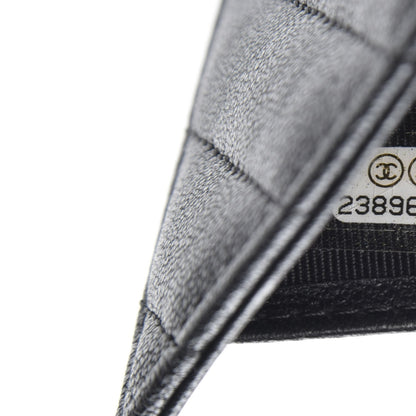 Chanel Sheepskin Chevron Quilted Reissue Compact Wallet So Black 8 of 10