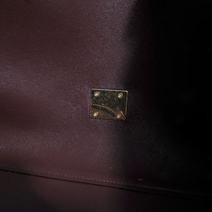 Celine Calfskin and Suede Small Tri-Color Trapeze Black 10 of 11