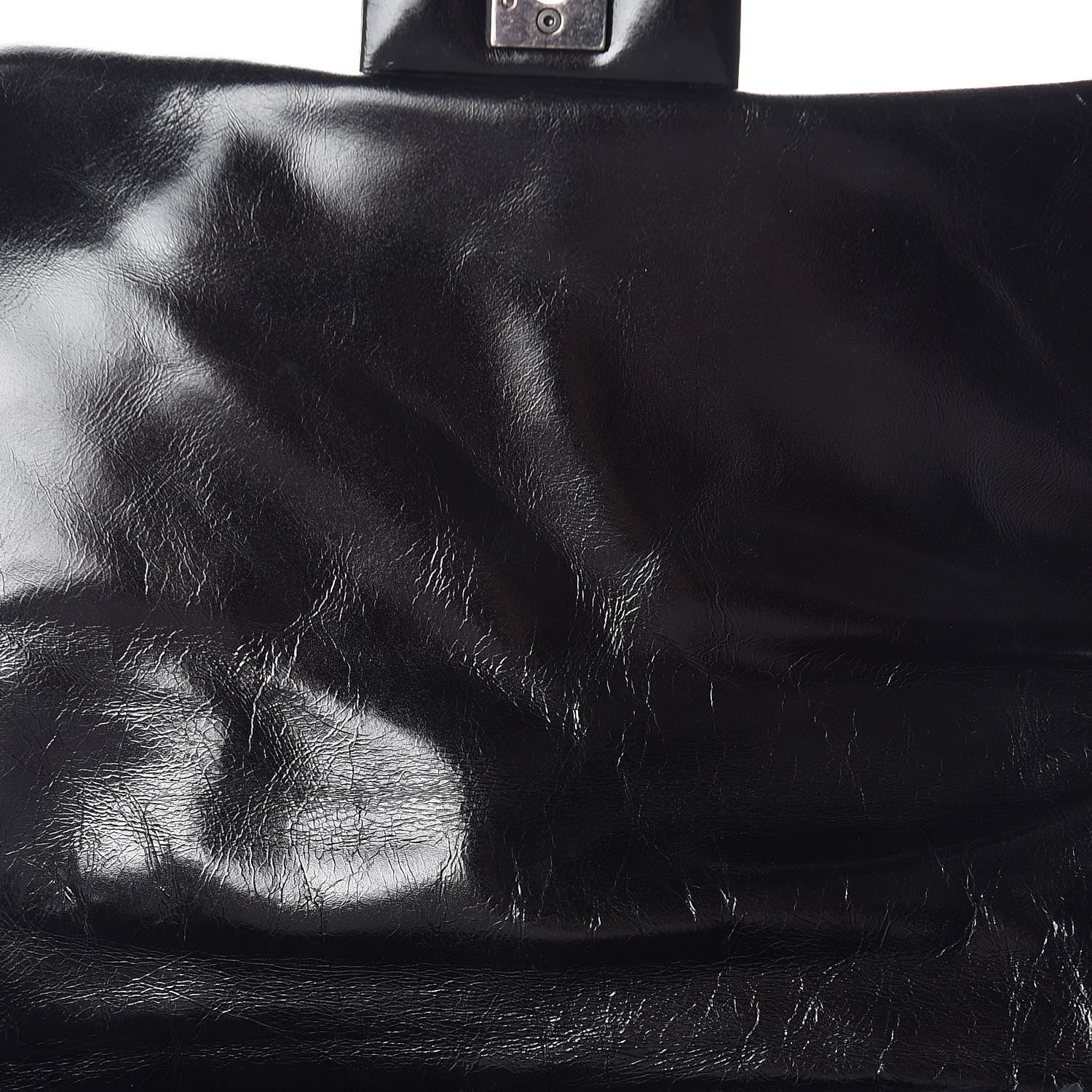 Chanel Glazed Calfskin Quilted Large Coco Soft Flap Black 11 of 12