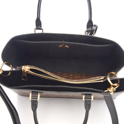 Louis Vuitton Monogram Flower Tote Black 5 of 12
