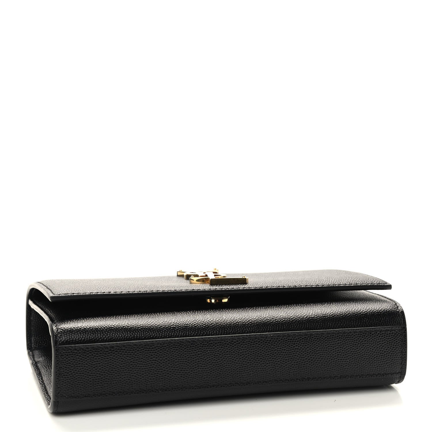Saint Laurent Grain De Poudre Small Monogram Kate Satchel Black 3 of 7