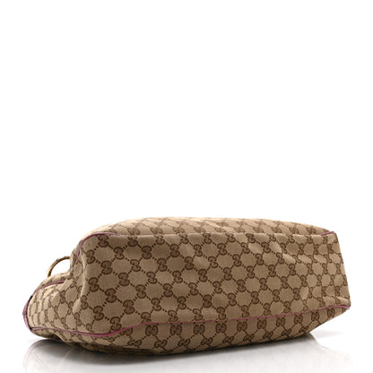 Gucci Monogram Medium Sukey Top Handle Tote Peonia Flower 7 of 24
