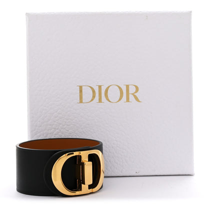 Christian Dior Calfskin 30 Montaigne Bracelet L Black 6 of 6
