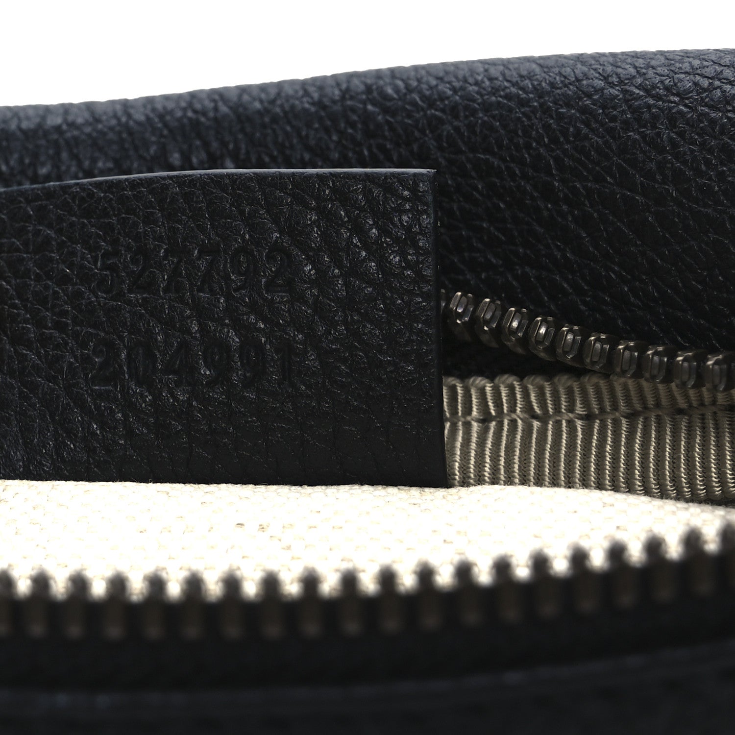 Gucci Grained Calfskin Small Logo Belt Bag Black 7 of 11