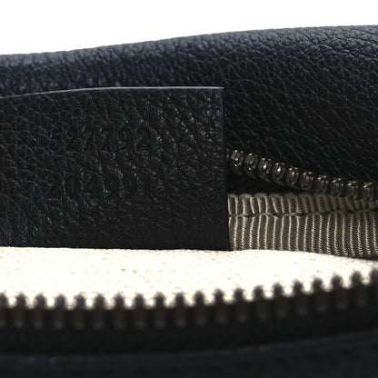 Gucci Grained Calfskin Small Logo Belt Bag Black 7 of 11