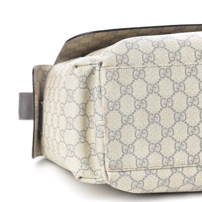 Gucci GG Plus Monogram Messenger Diaper Bag Ecru Grigio 5 of 11