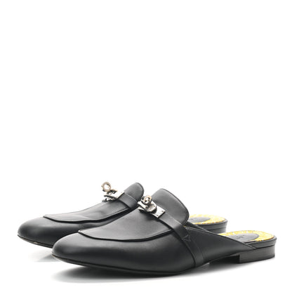 Hermes Calfskin Oz Mules 40 Black 3 of 7