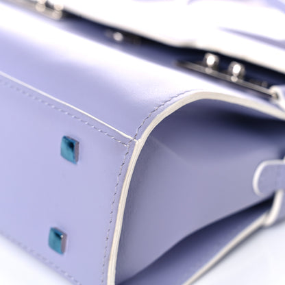 Delvaux Calfskin Mini Tempete Satchel Lilas 9 of 20