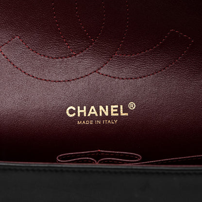 Chanel Lambskin Quilted Jumbo Double Flap Black 10 of 31