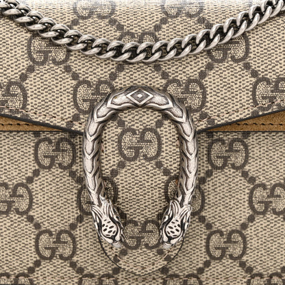 Gucci GG Supreme Monogram Super Mini Dionysus Shoulder Bag Taupe 7 of 10