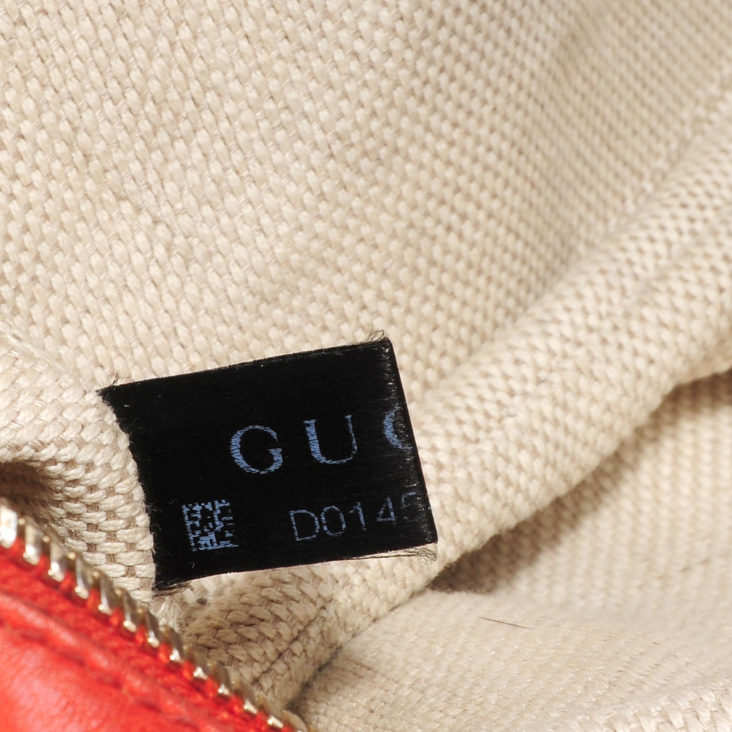 Gucci Pebbled Calfskin Small Soho Disco Bag Vibrant Red 10 of 10