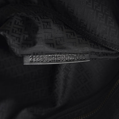 Fendi Zucca Spalmati Small Roll Tote Black 6 of 9
