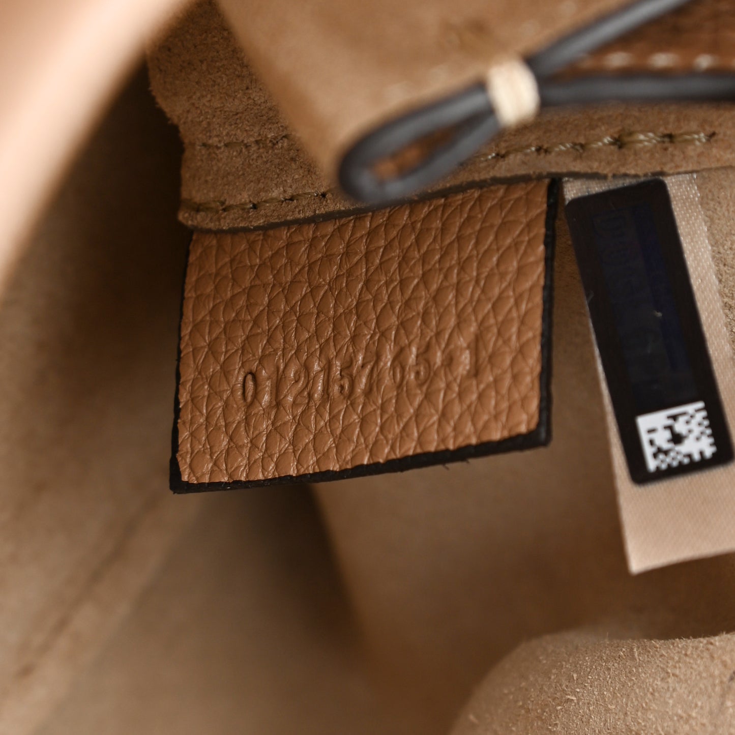 Grained Calfskin Darryl Clutch Cement Brown