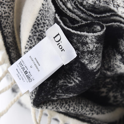 Christian Dior Wool Toile de Jouy Throw Black 6 of 6