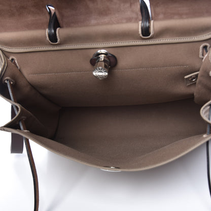 Hermes Toile Vache Hunter Herbag Zip 39 MM Etoupe Ebene 6 of 19