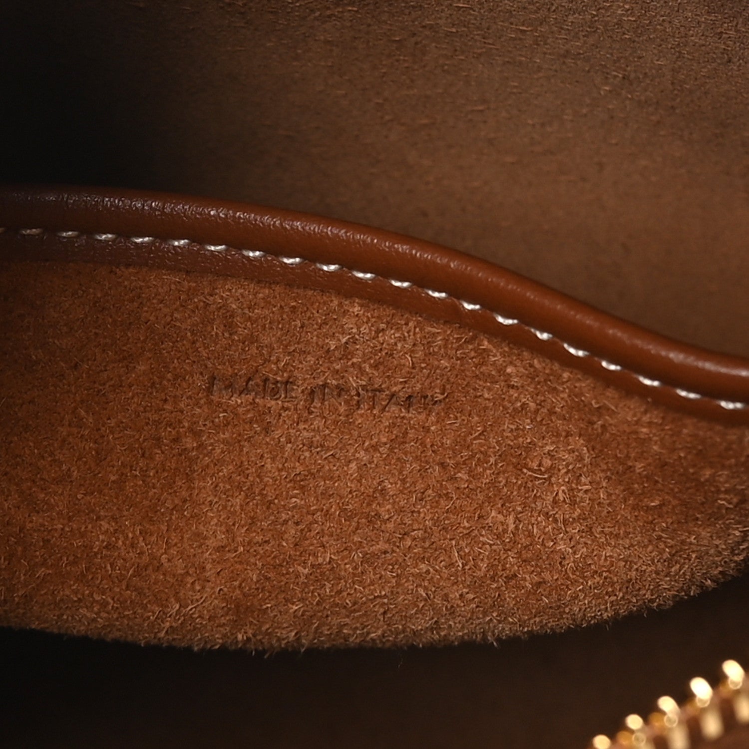 Celine Smooth Calfskin Medium Strap Ava Shoulder Bag Tan 7 of 10