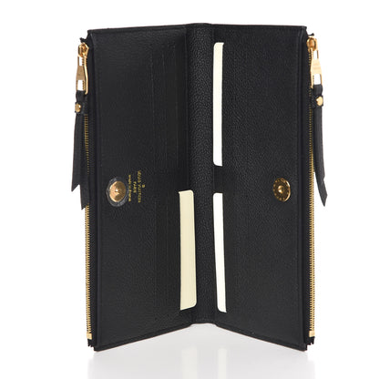 Louis Vuitton Empreinte Adele Wallet Black 5 of 6