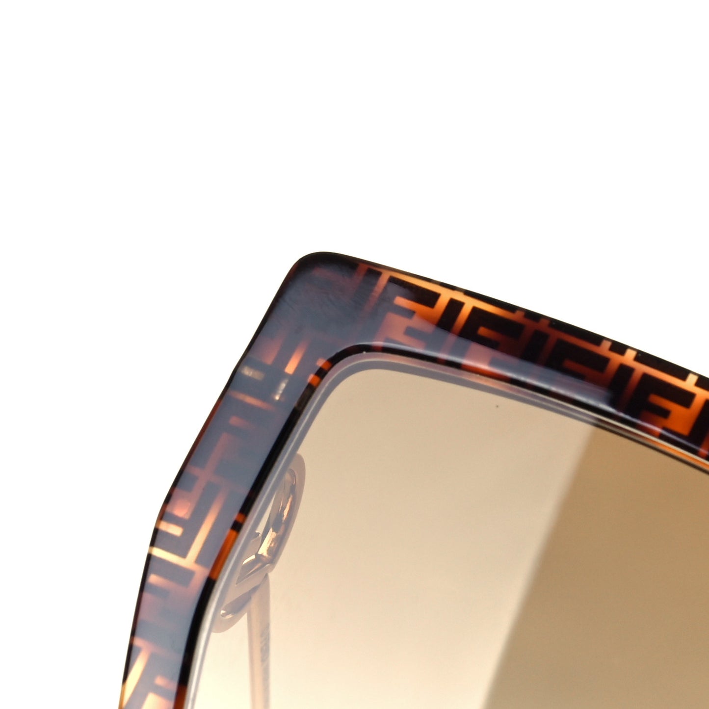 Acetate Metal F is Fendi FF Butterfly Sunglasses FF 0410/S Havana
