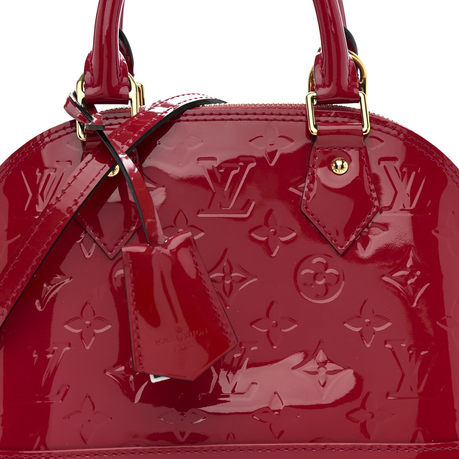 Louis Vuitton Vernis Alma BB Rose Indien 8 of 10