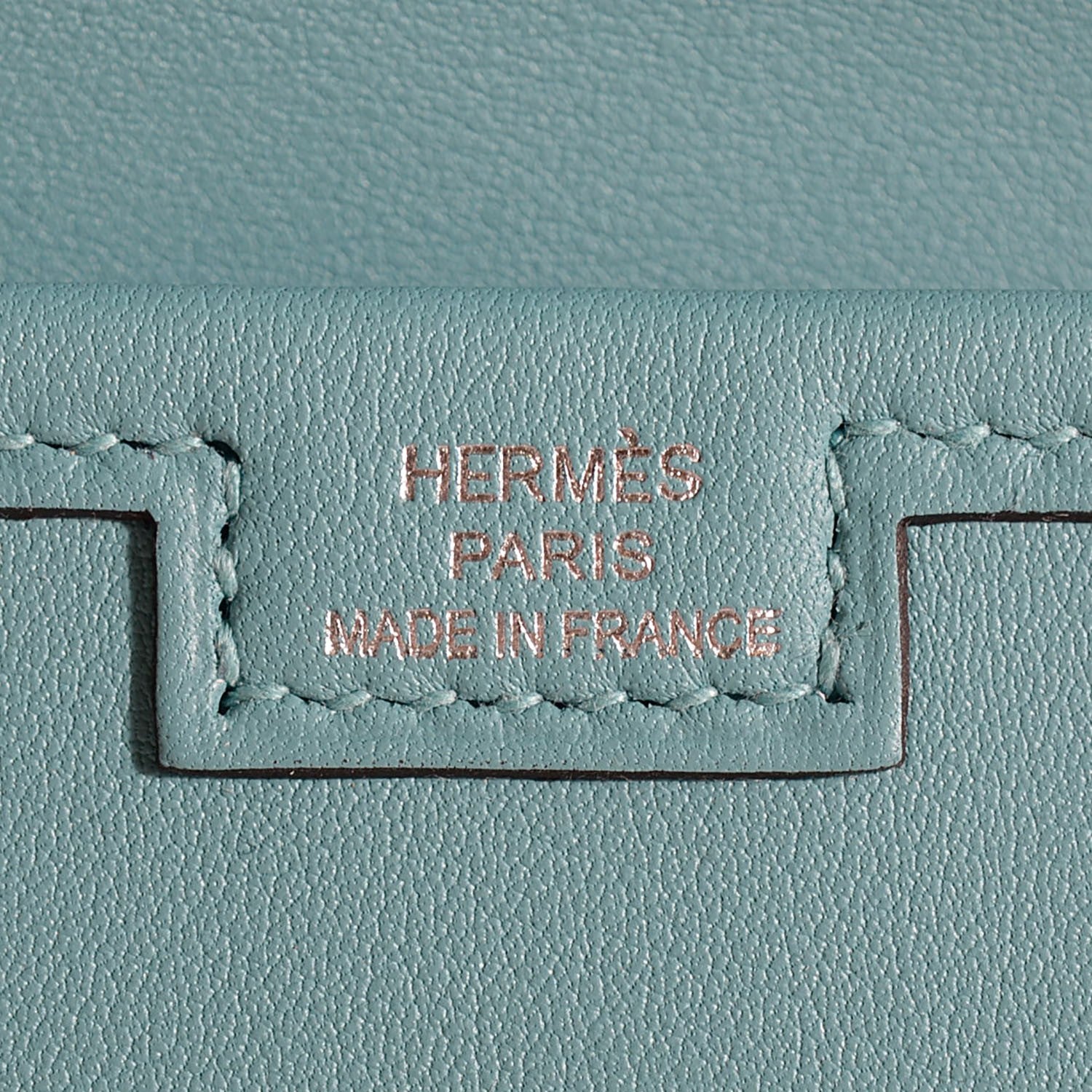 Hermes Tadelakt Jige Elan 29 Clutch Bleu Saint Cyr 8 of 10