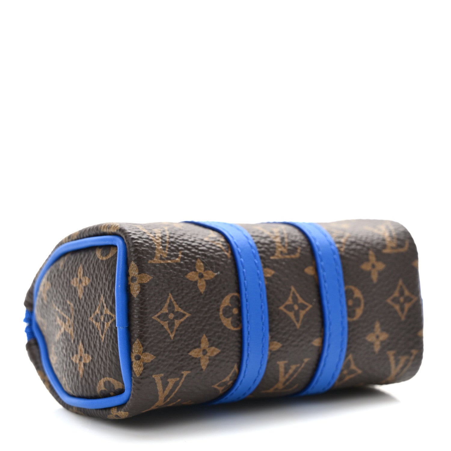 Louis Vuitton Monogram LV Colormania Mini Keepall Pouch Bag Charm Blue 3 of 9