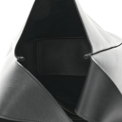 Saint Laurent Smooth Calfskin Large Le 5 A 7 Soft Hobo Black 5 of 11