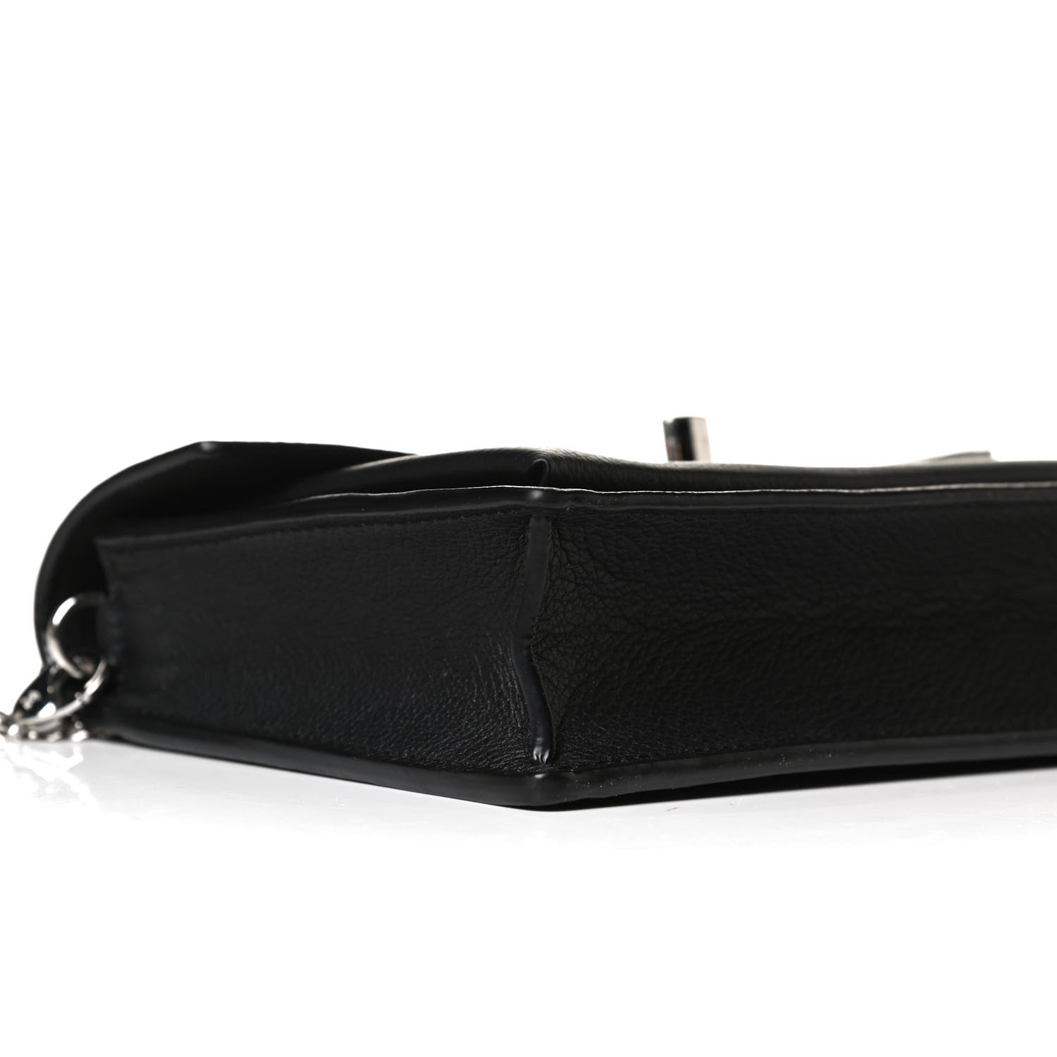 Louis Vuitton Soft Calfskin My Lockme Chain Pochette Black 8 of 12