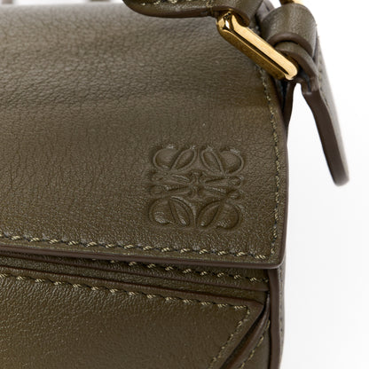 Loewe Calfskin Mini Puzzle Bag Khaki Green 7 of 10
