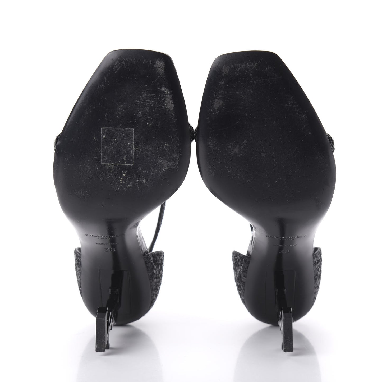 Glitter Opyum Sandals 38 Black