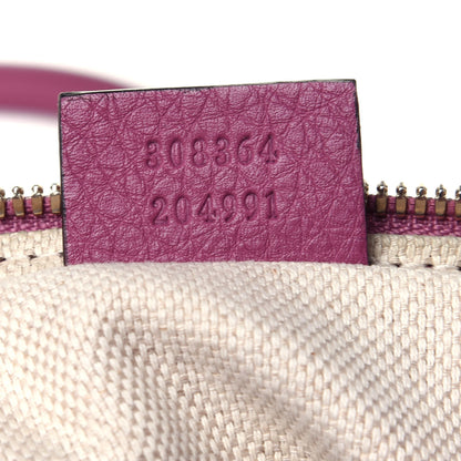 Gucci Pebbled Calfskin Small Soho Disco Bag Peonia Flower 6 of 11