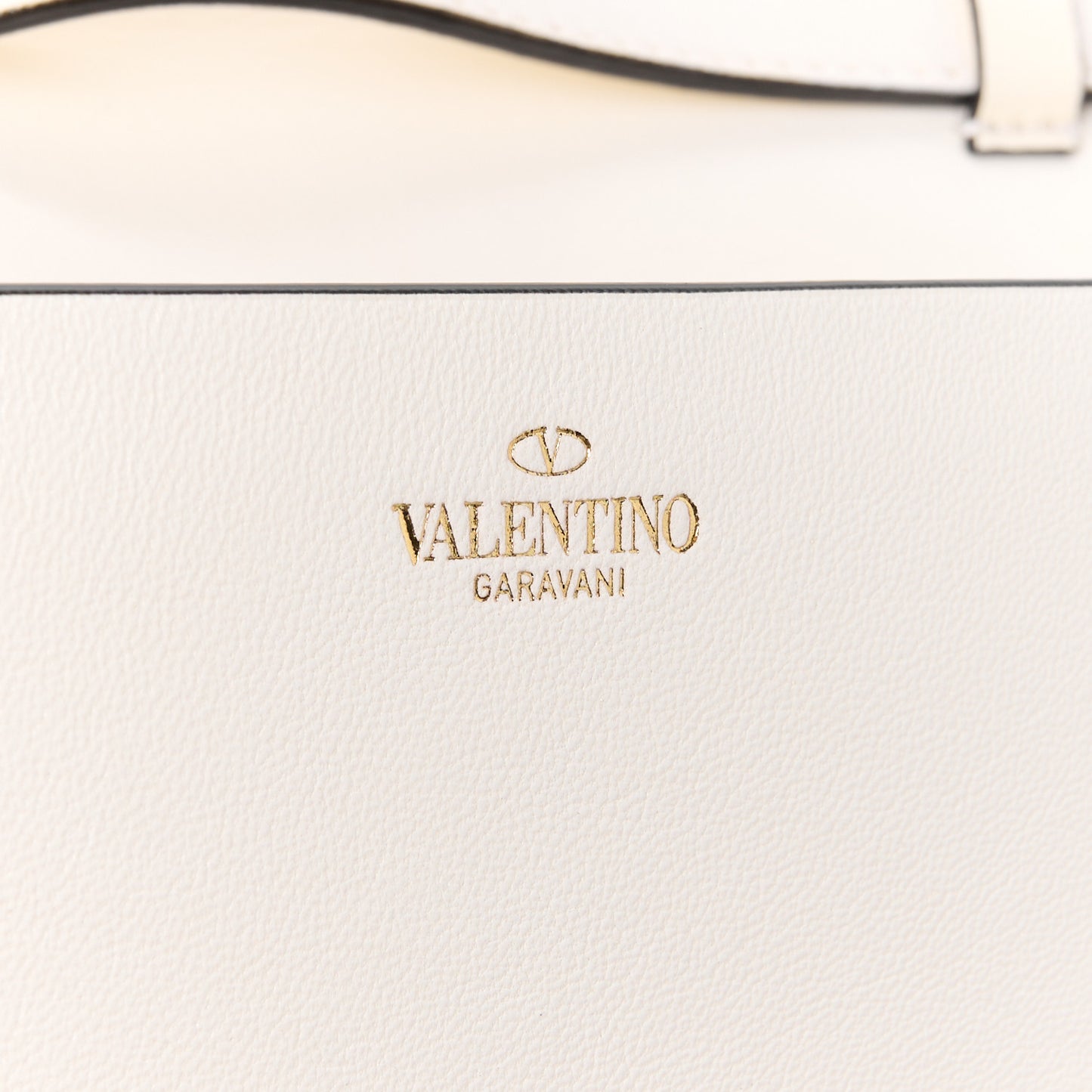 VALENTINO GARAVANI Nappa Atelier 03 Rose Edition Small Flap Crossbody Bag Ivory