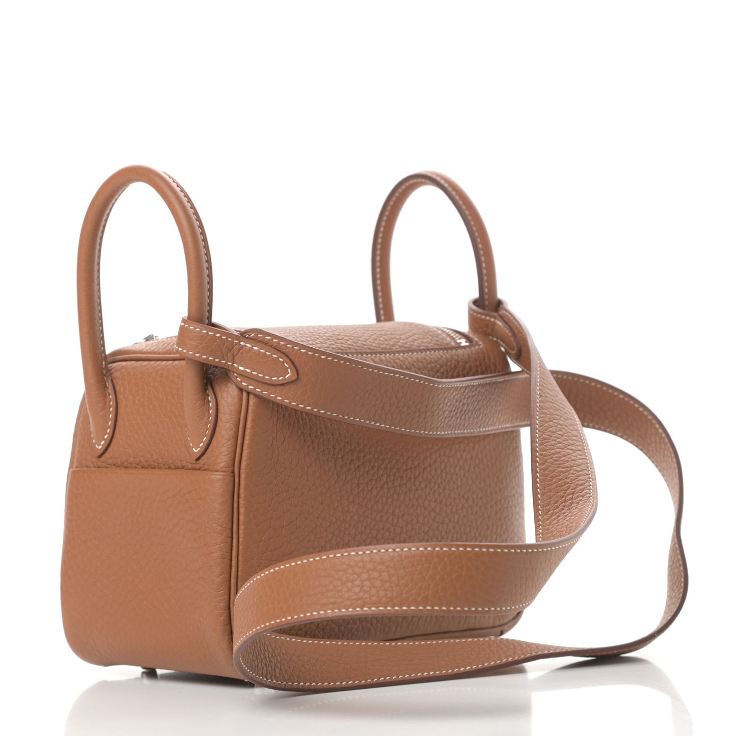 Taurillon Clemence Mini Lindy 20 Gold