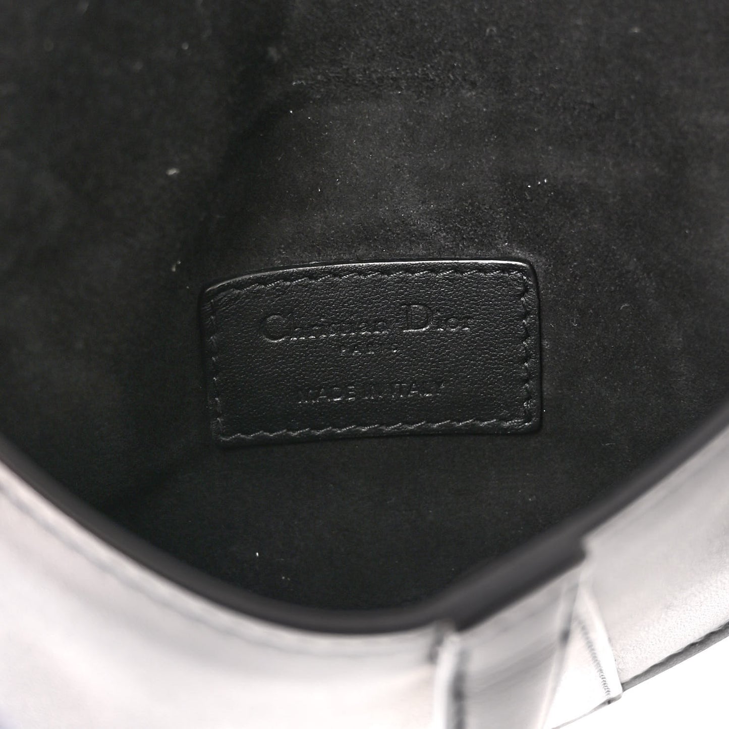 Ultra Matte Calfskin Saddle Belt Bag Black