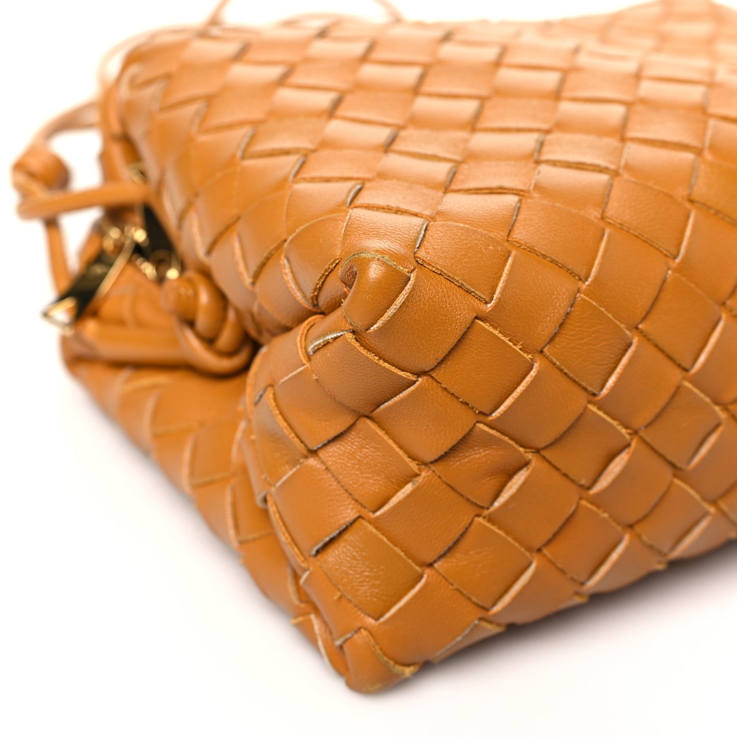 Nappa Intrecciato Small Loop Camera Bag Cob