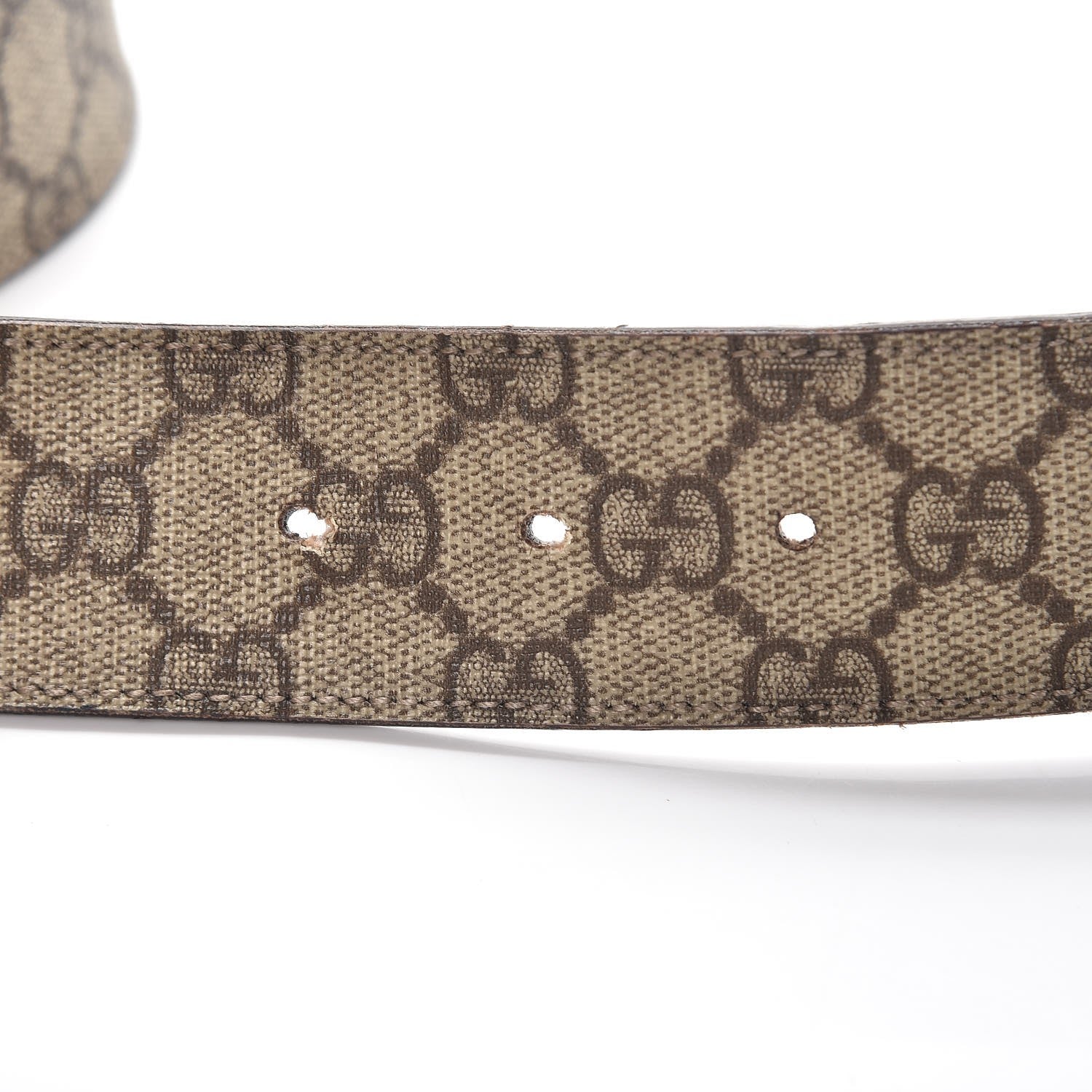 Gucci GG Plus Monogram Interlocking G Belt 90 36 Dark Brown 8 of 8