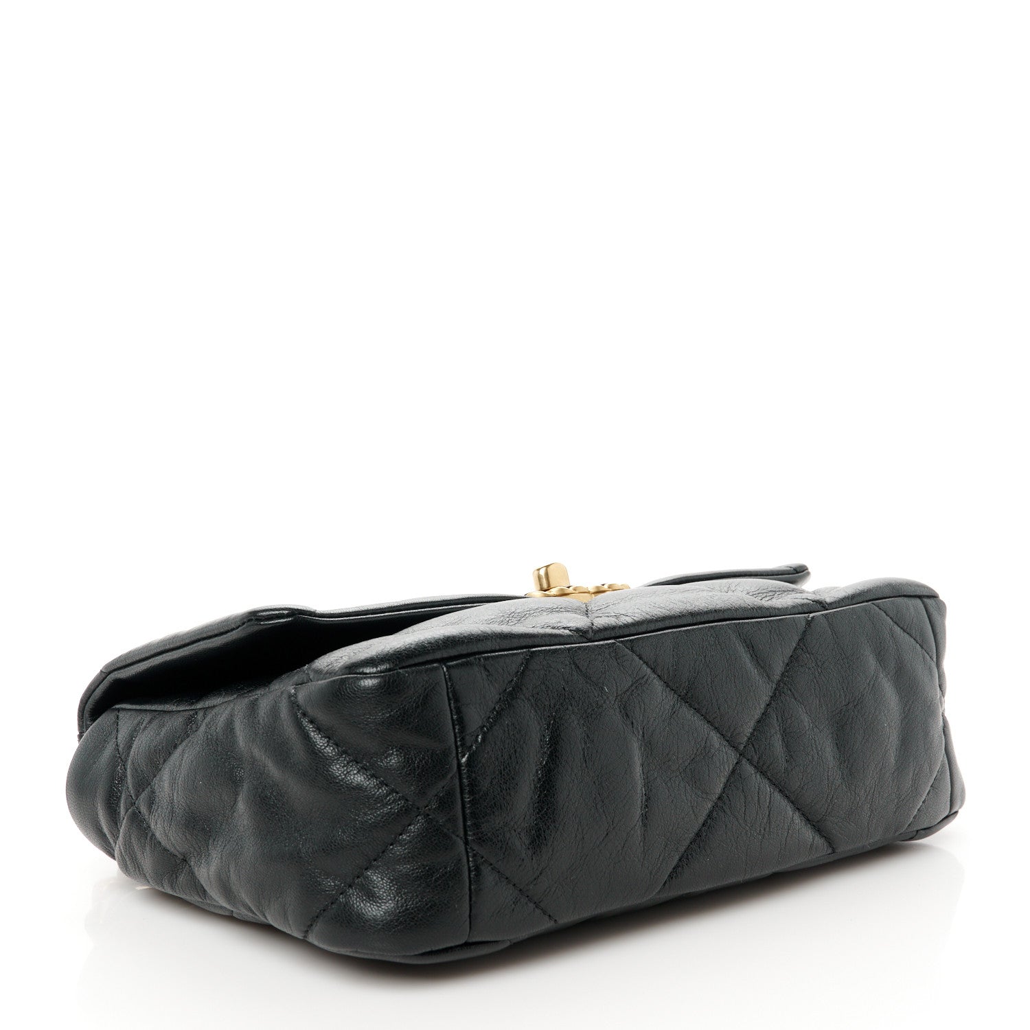 Chanel Goatskin Quilted Medium Chanel 19 Flap Black 4 of 10