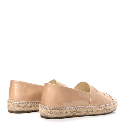 Chanel Patent CC Espadrilles 39 Beige 4 of 7
