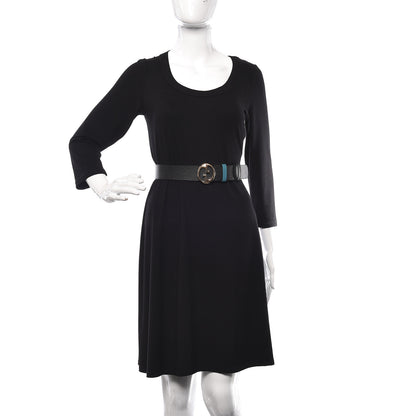 Gucci Dollar Calfskin 1973 Reversible Belt 90 36 Black Deep Cobalt 2 of 6