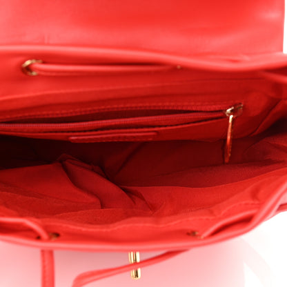 Chanel Lambskin Quilted Small Urban Spirit Backpack Red 5 of 11