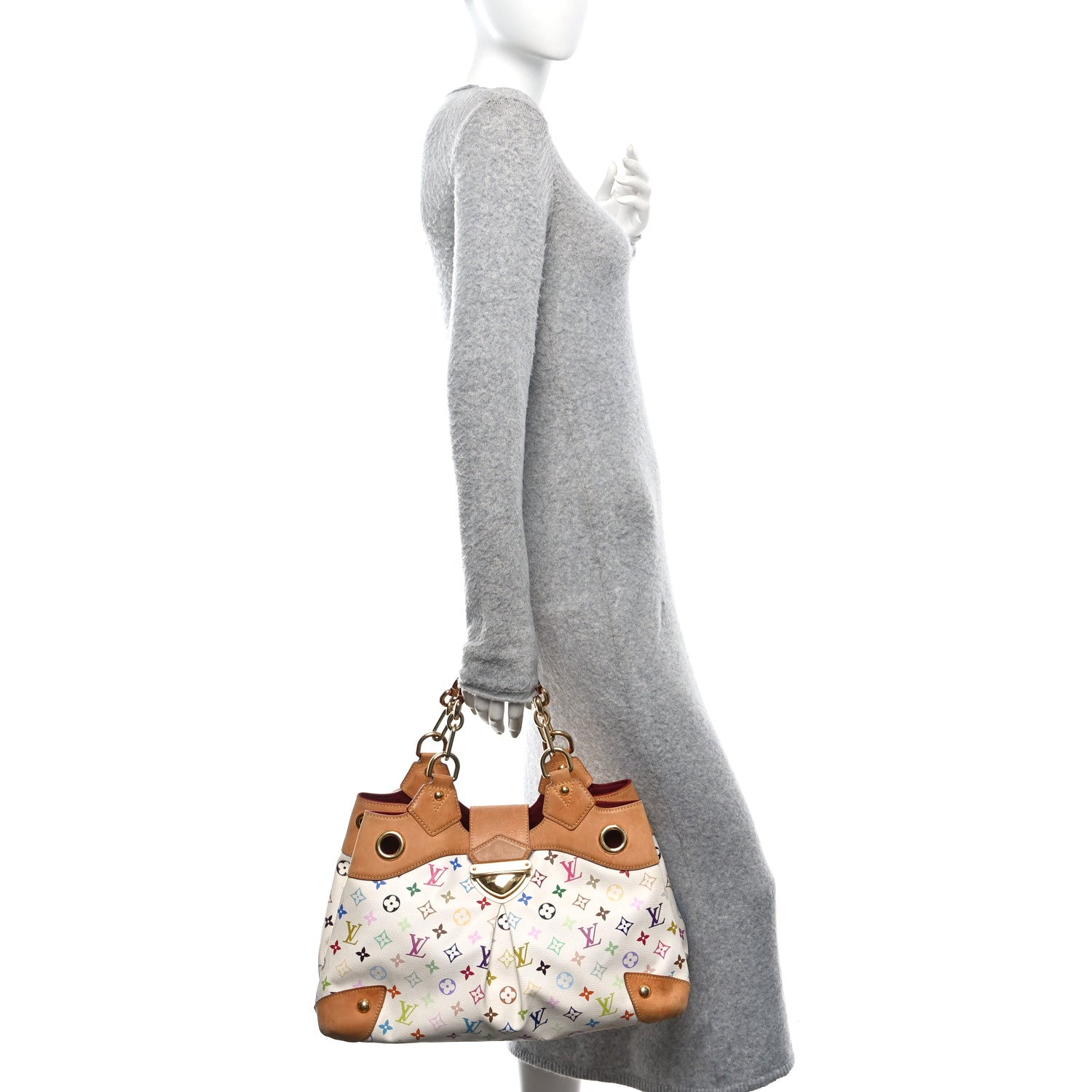 Louis Vuitton Monogram Multicolor Ursula White 2 of 10