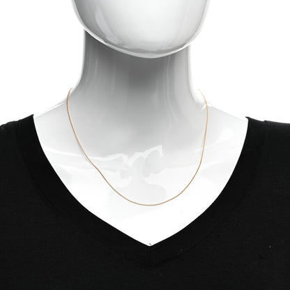 Tiffany 18K Rose Gold Chain Necklace 18.5" 2 of 4