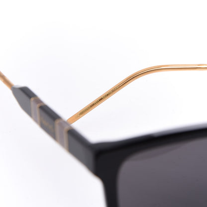 Gucci Acetate Square Sunglasses GG0599SA Black Tortoiseshell Pearlescent 8 of 10