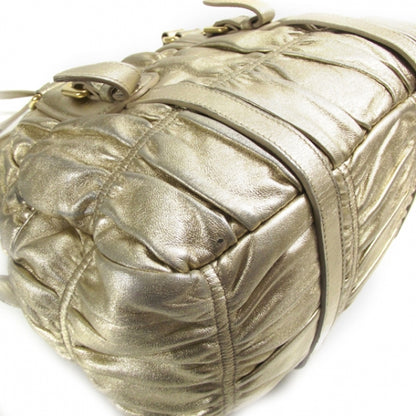 Prada Nappa Gaufre Dome Satchel Platino 5 of 12