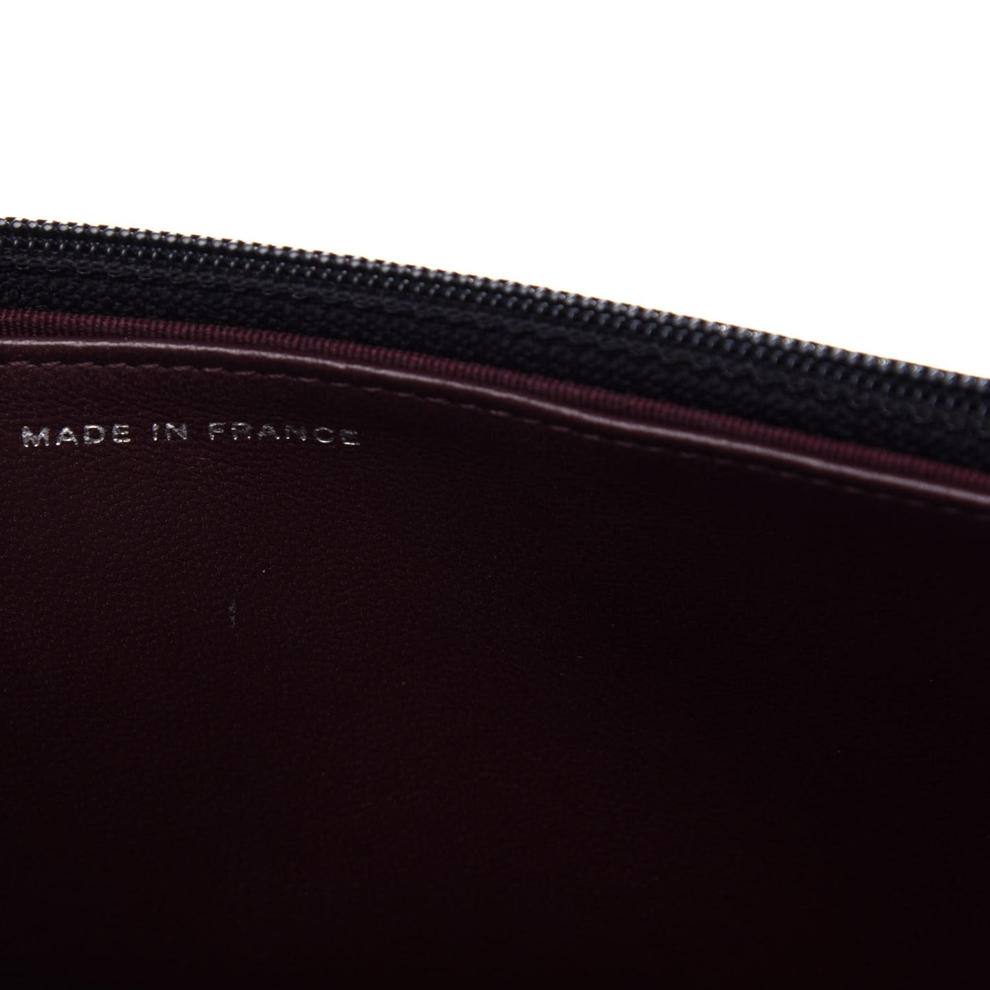 Lambskin Quilted Wallet On Chain WOC Black