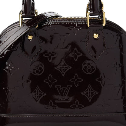 Louis Vuitton Vernis Alma BB Amarante 10 of 10