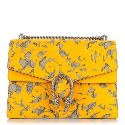 Gucci GG Supreme Monogram Arabesque Medium Dionysus Shoulder Bag Beige Yellow 1 of 7