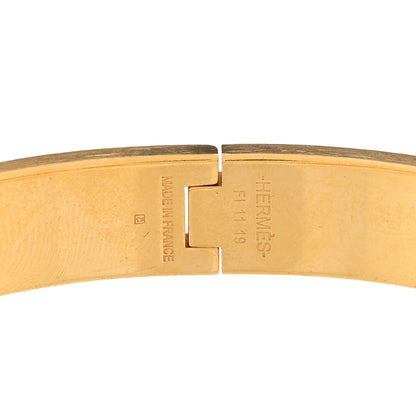 Hermes Matte Enamel Narrow Clic Clac HH Bracelet PM White 3 of 3